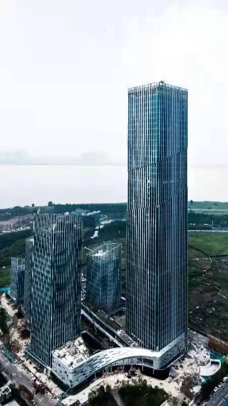 錢塘第一高樓即將竣工 200米天際線新地標，幕墻工程鑄就城市新名片